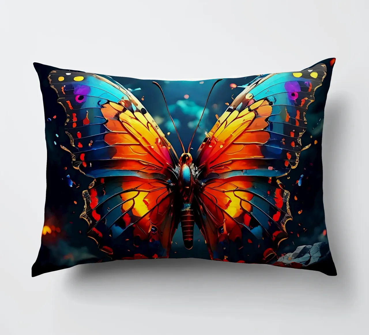 Stile_farfalla_J_1 cuscino da Tierisch bunt by LK