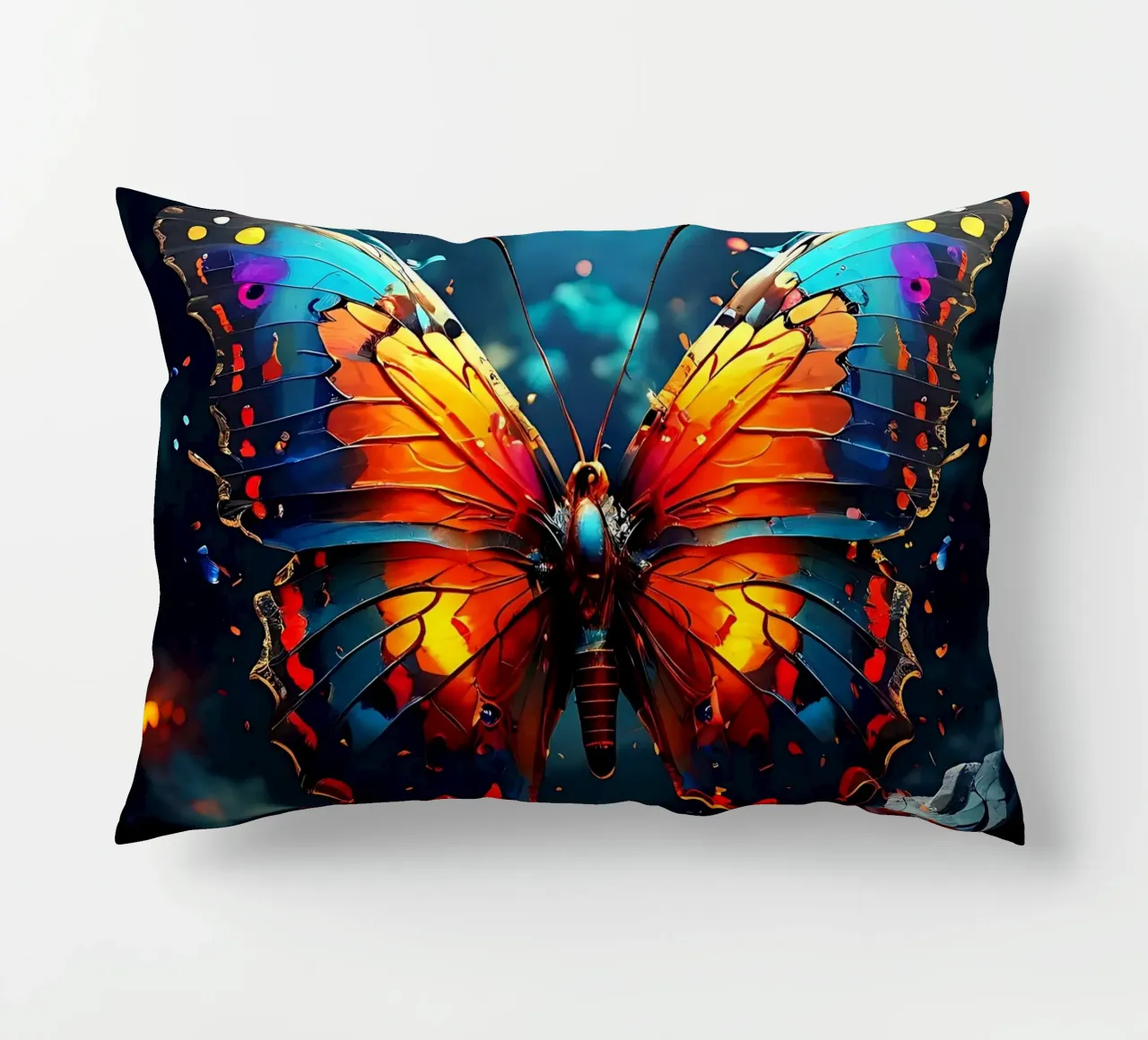 Stile_farfalla_J_1 cuscino da Tierisch bunt by LK