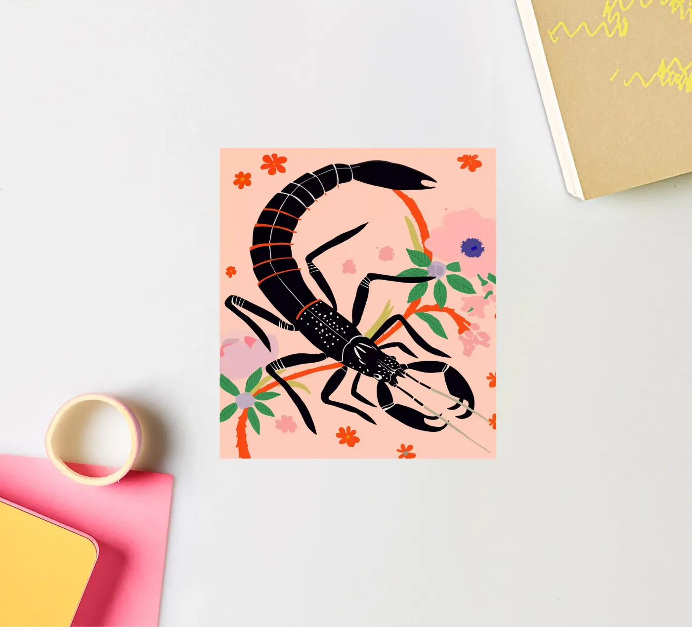 Skorpion Sticker von ArtsySesta