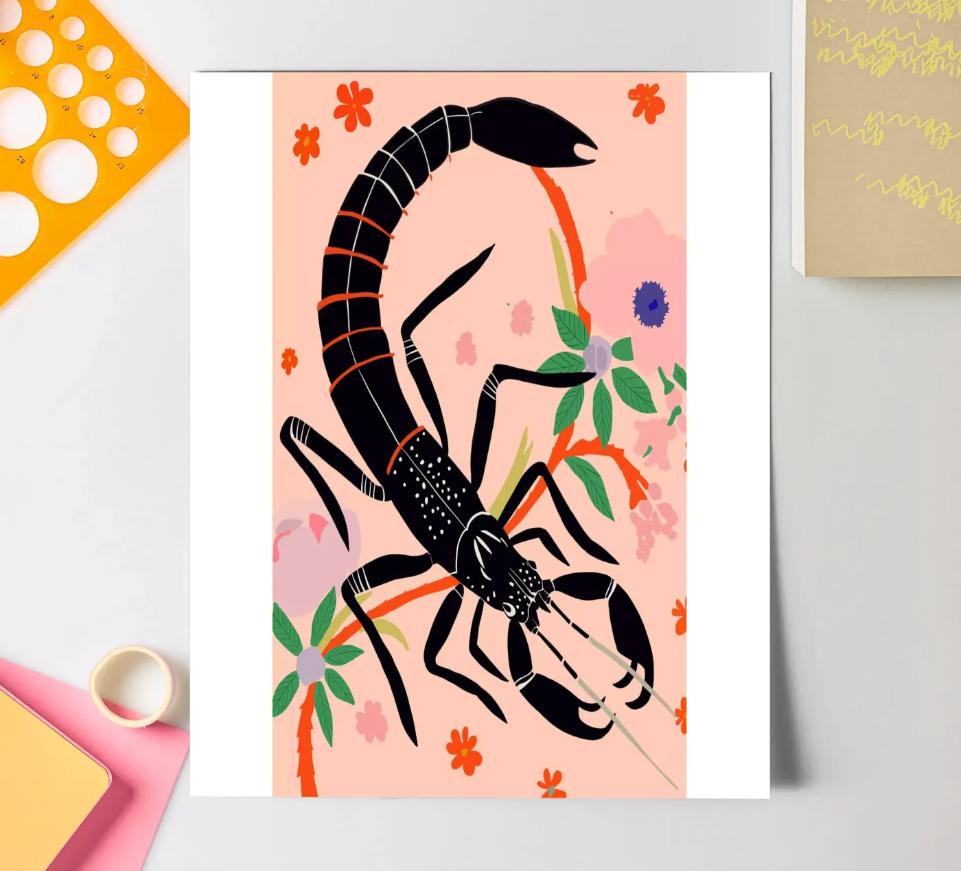 Scorpio sticker sheet by ArtsySesta