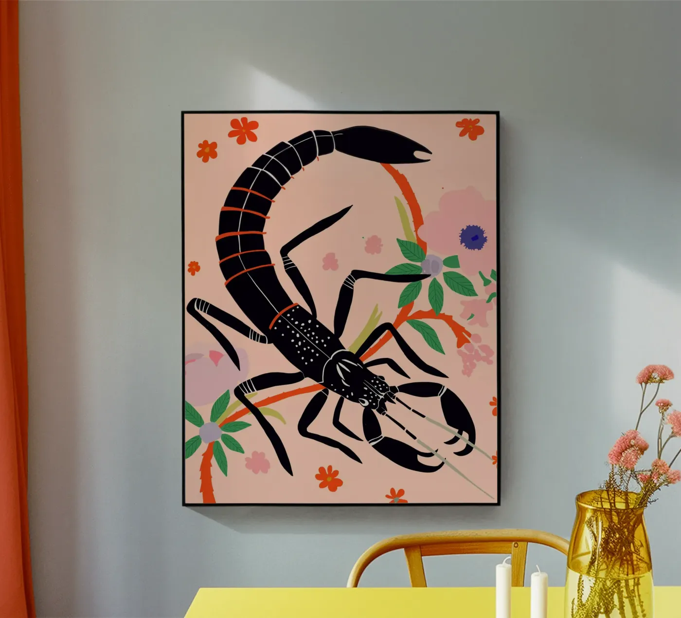 Scorpio Acryl-Glas von ArtsySesta