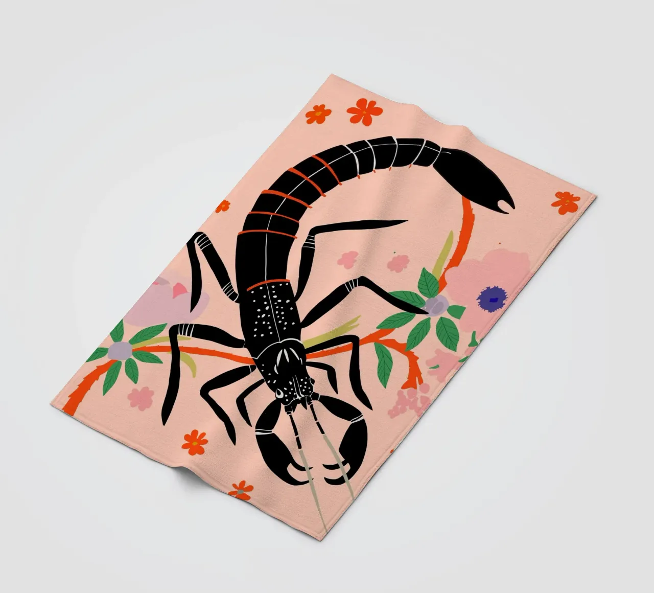 Scorpio coperta in pile da ArtsySesta
