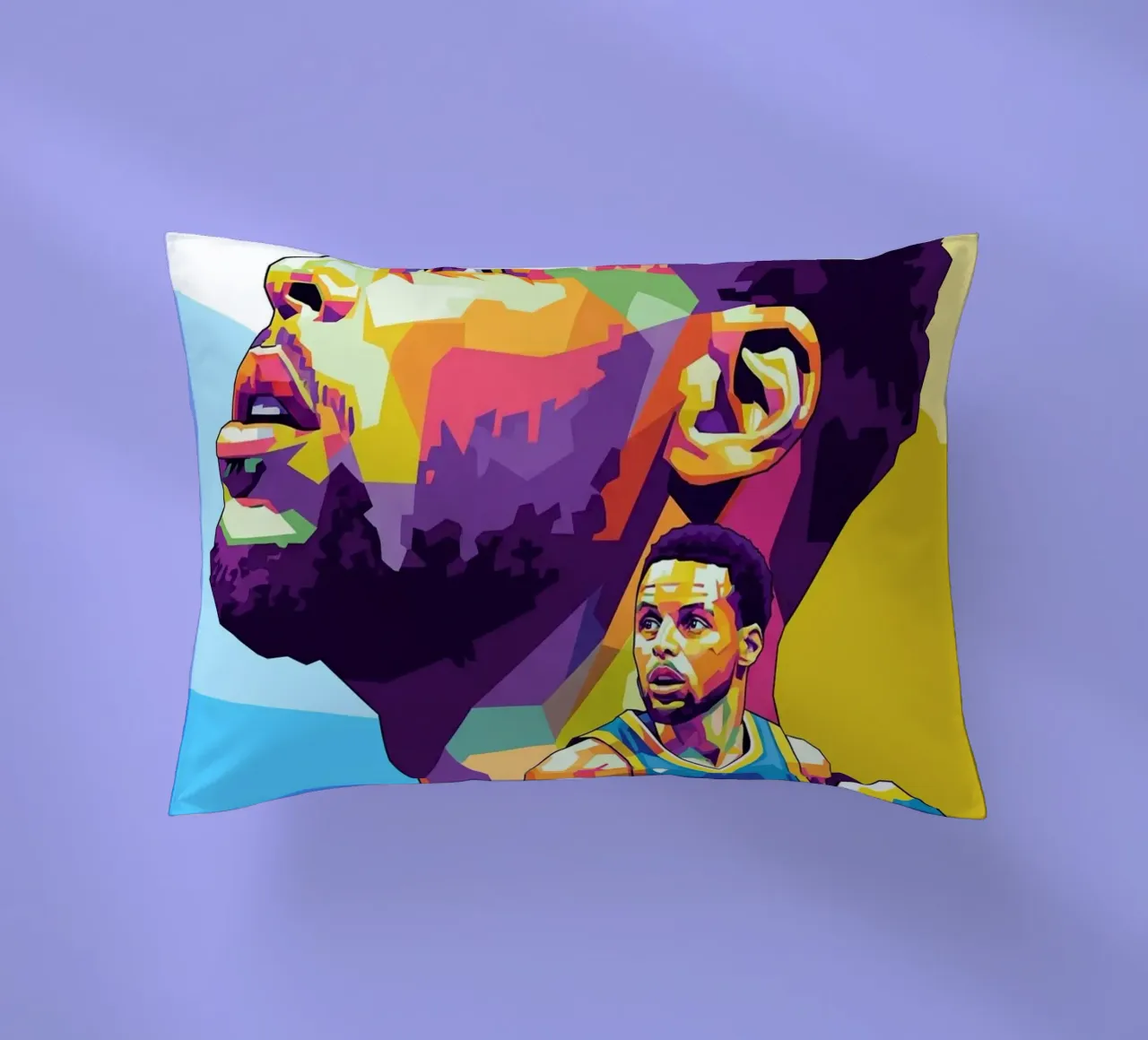 Stephen Curry, iconico giocatore di basket cuscino da Hantamrata