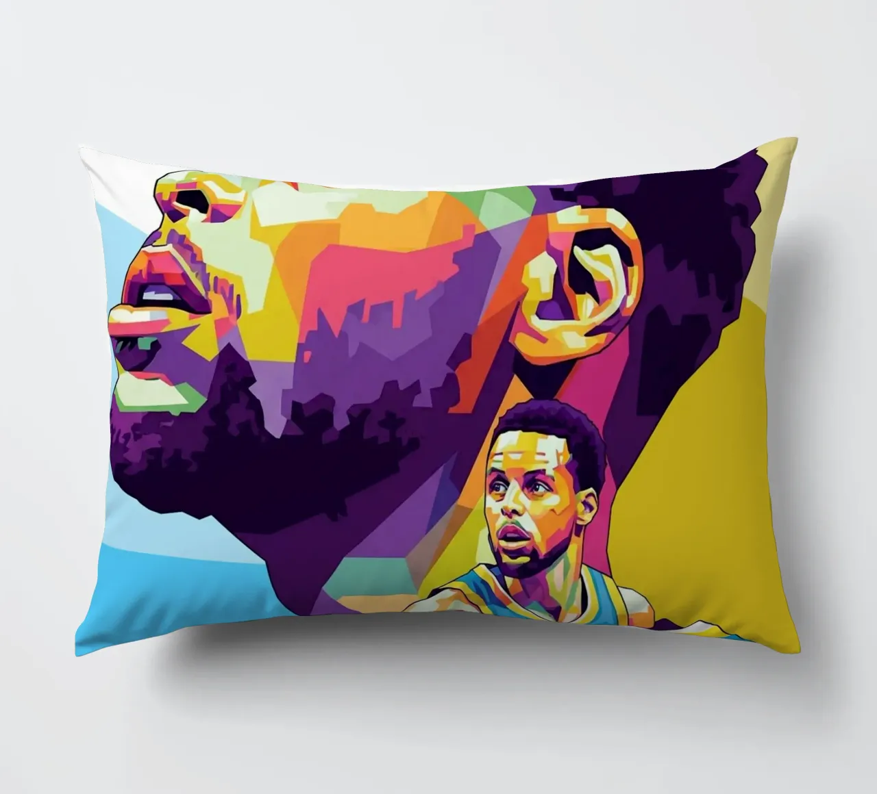Stephen Curry, iconico giocatore di basket cuscino da Hantamrata