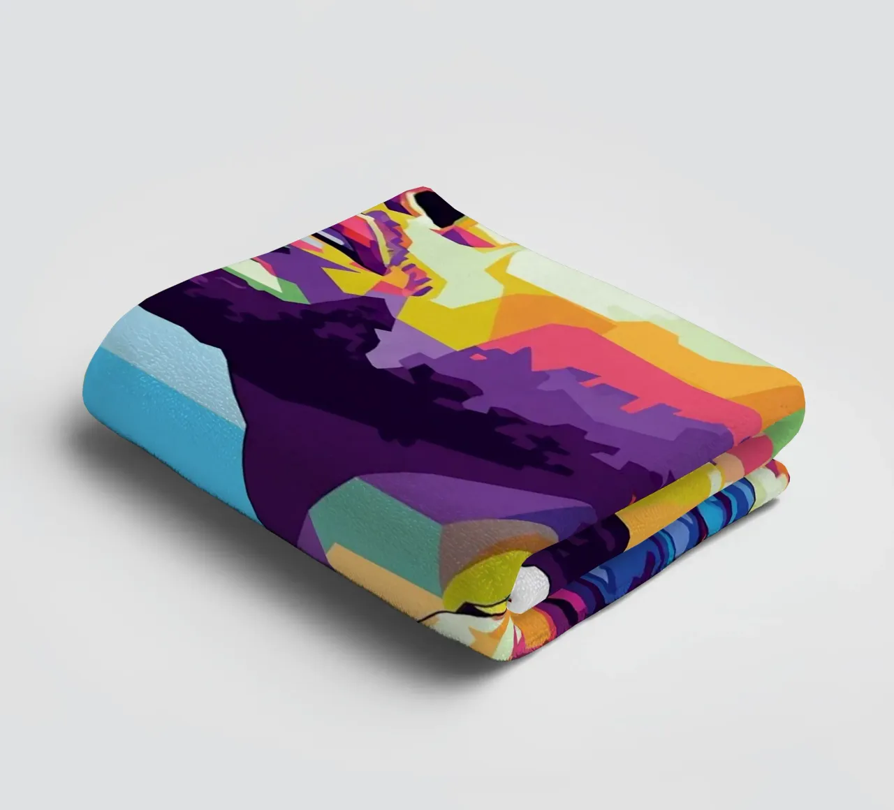 Stephen Curry iconic basketball player towel by Hantamrata