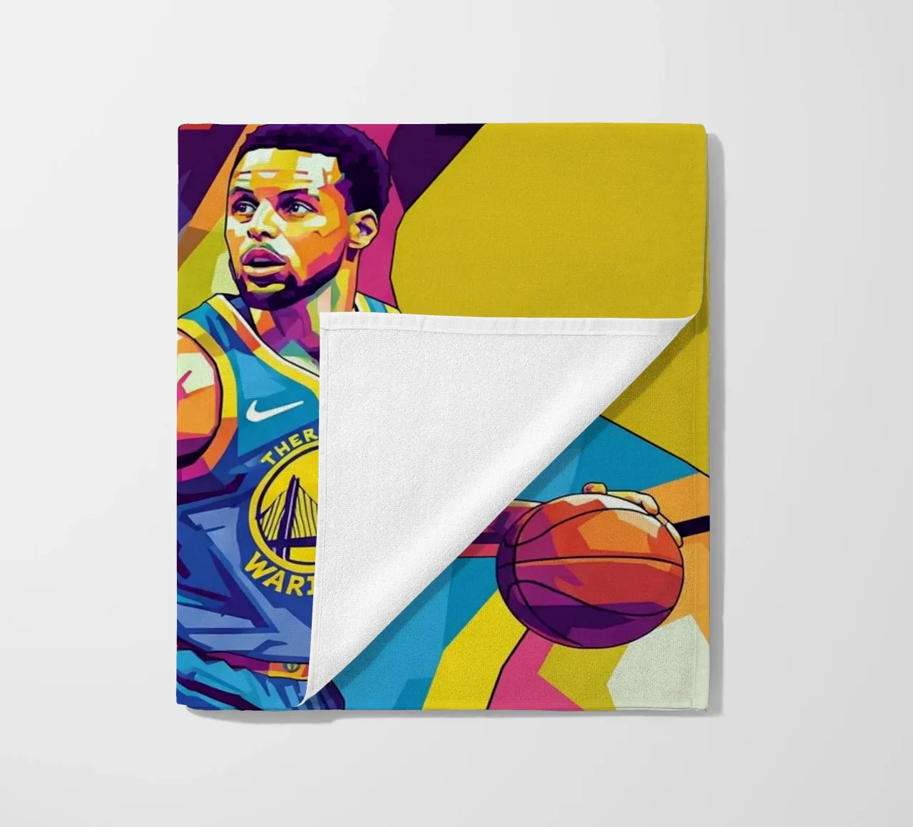 Stephen Curry, iconico giocatore di basket telo mare da Hantamrata