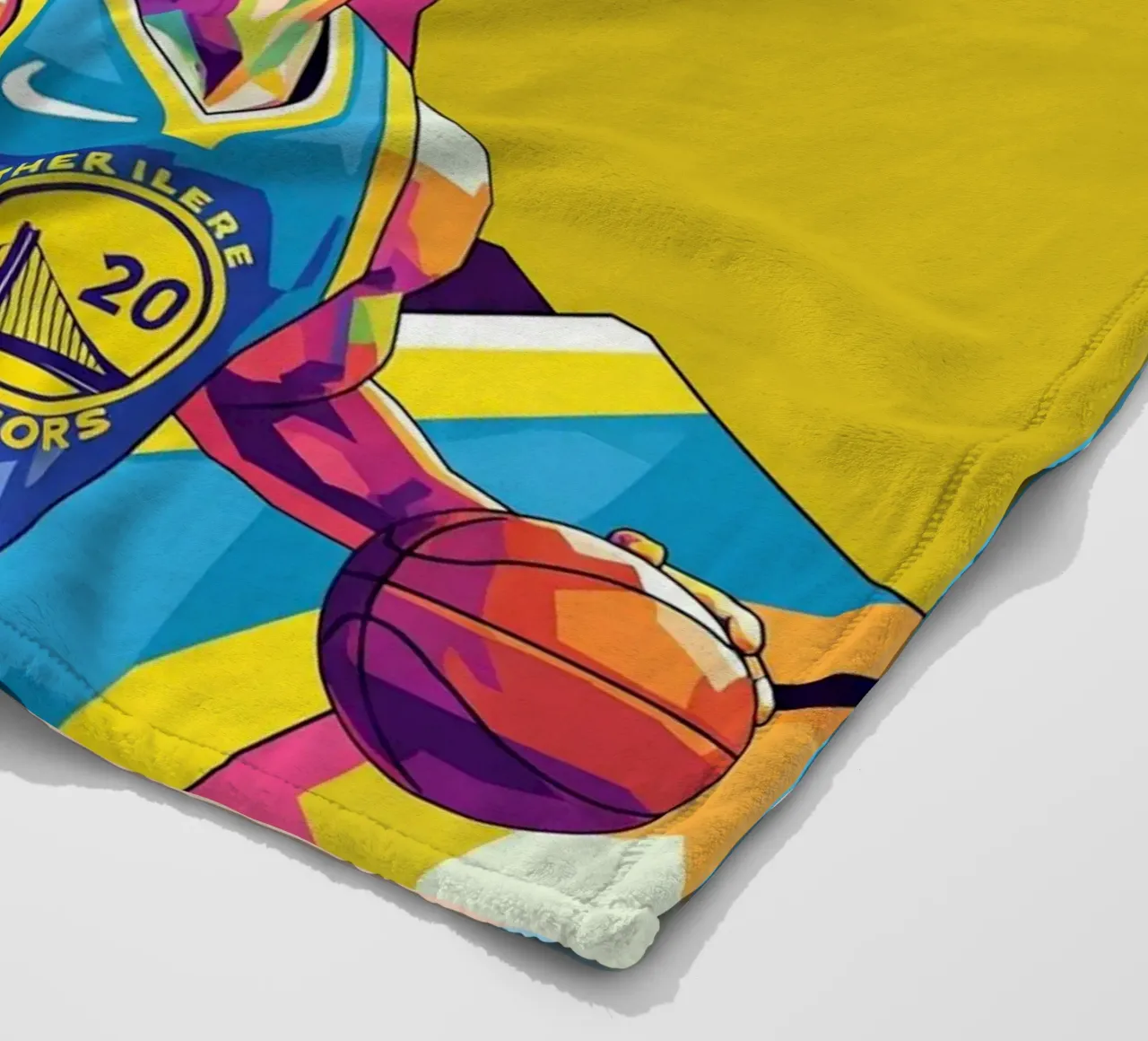 Stephen Curry, iconico giocatore di basket coperta in pile da Hantamrata