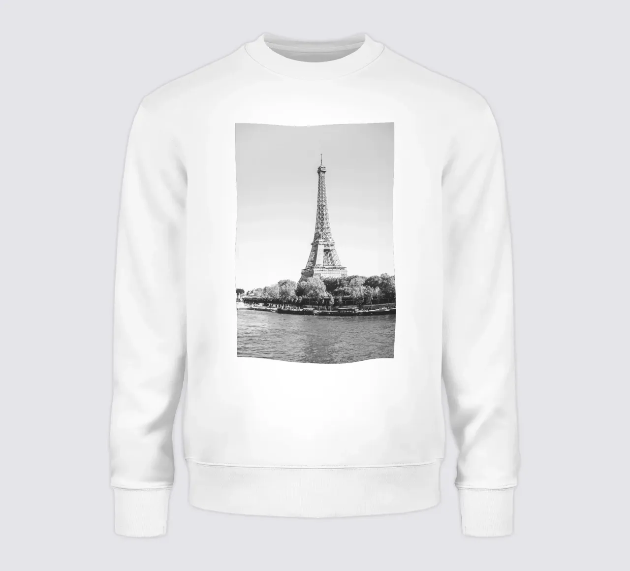 Black and White Eiffel Tower felpa da patiphotography