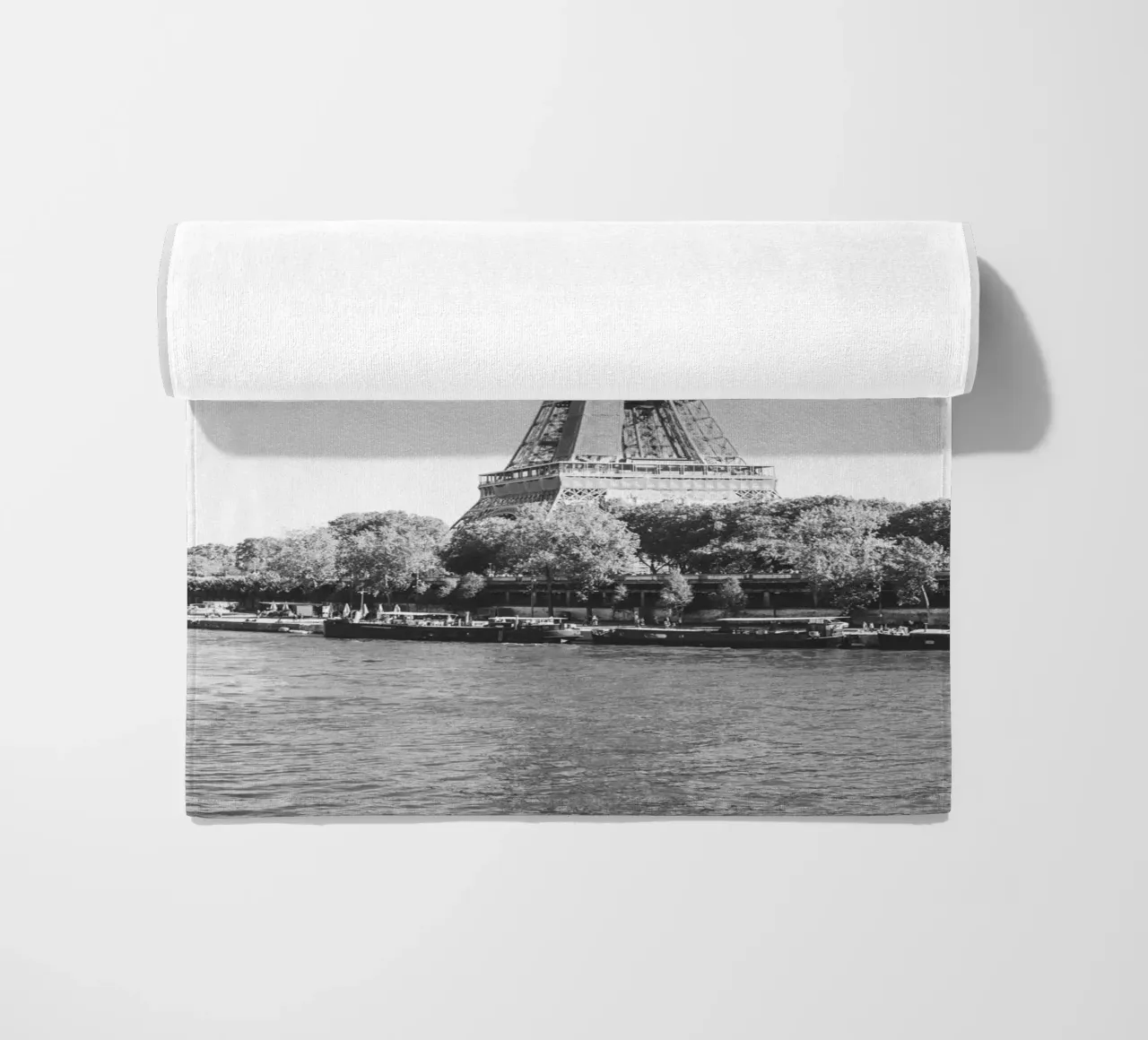 Black and White Eiffel Tower telo mare da patiphotography