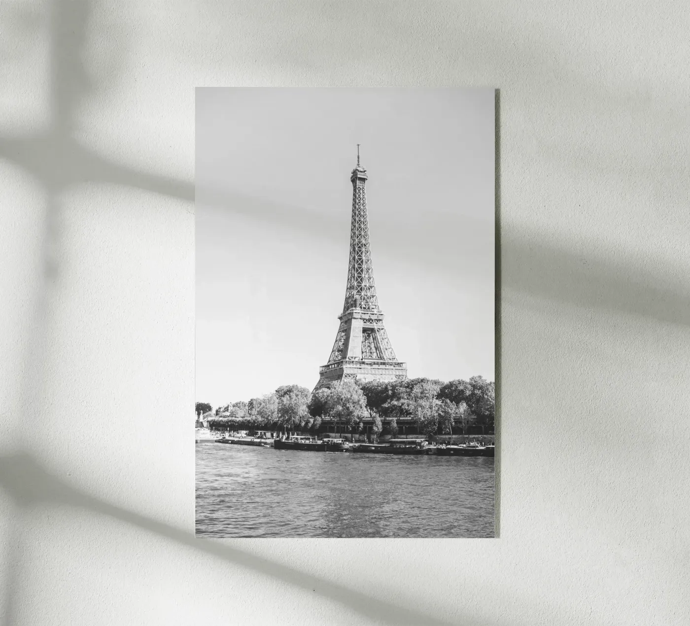 Black and White Eiffel Tower plexiglass da patiphotography
