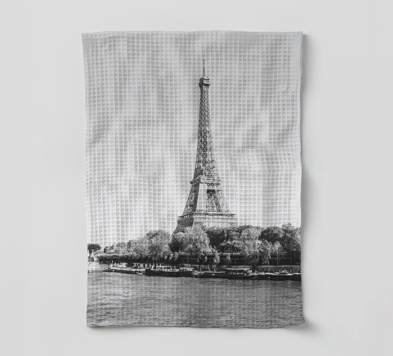 Black and White Eiffel Tower canovaccio da cucina da patiphotography