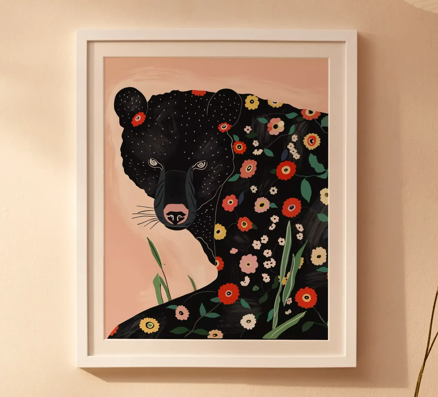 Floral Bear poster da ArtsySesta