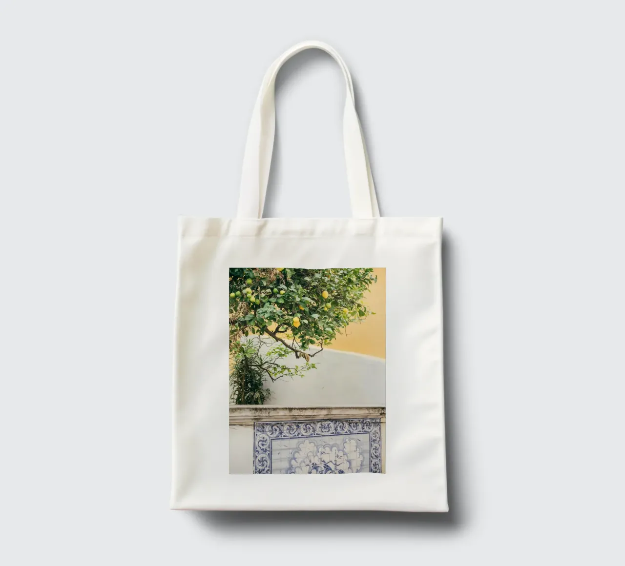 Lisbon Lemon Tree borsa in juta da patiphotography