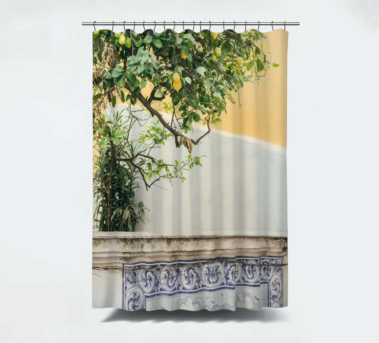 Lisbon Lemon Tree tenda da doccia da patiphotography