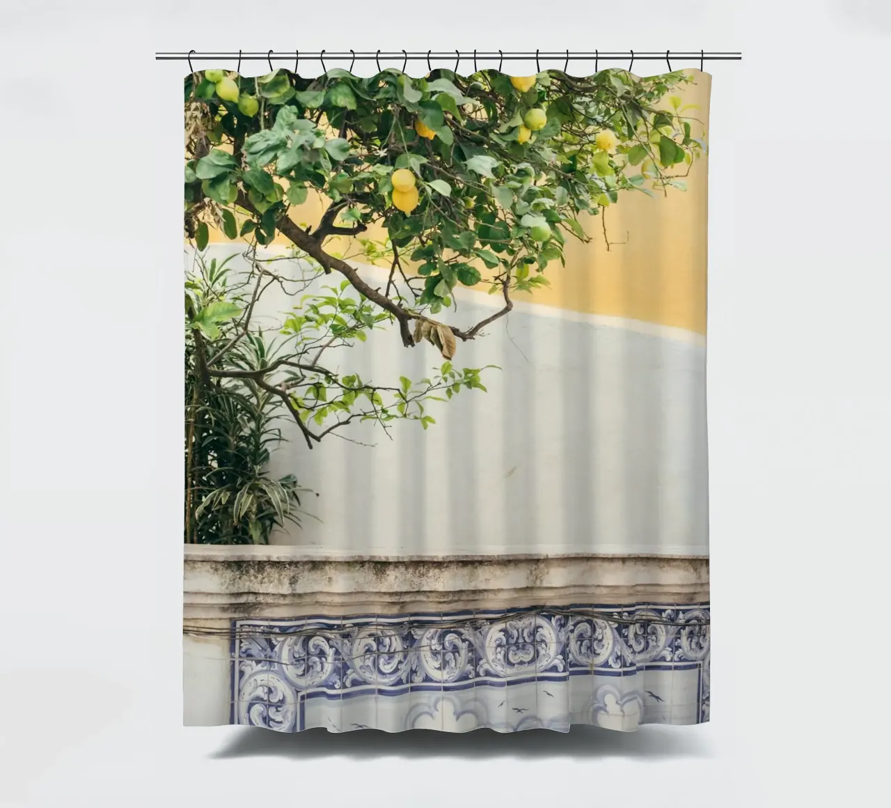 Lisbon Lemon Tree tenda da doccia da patiphotography