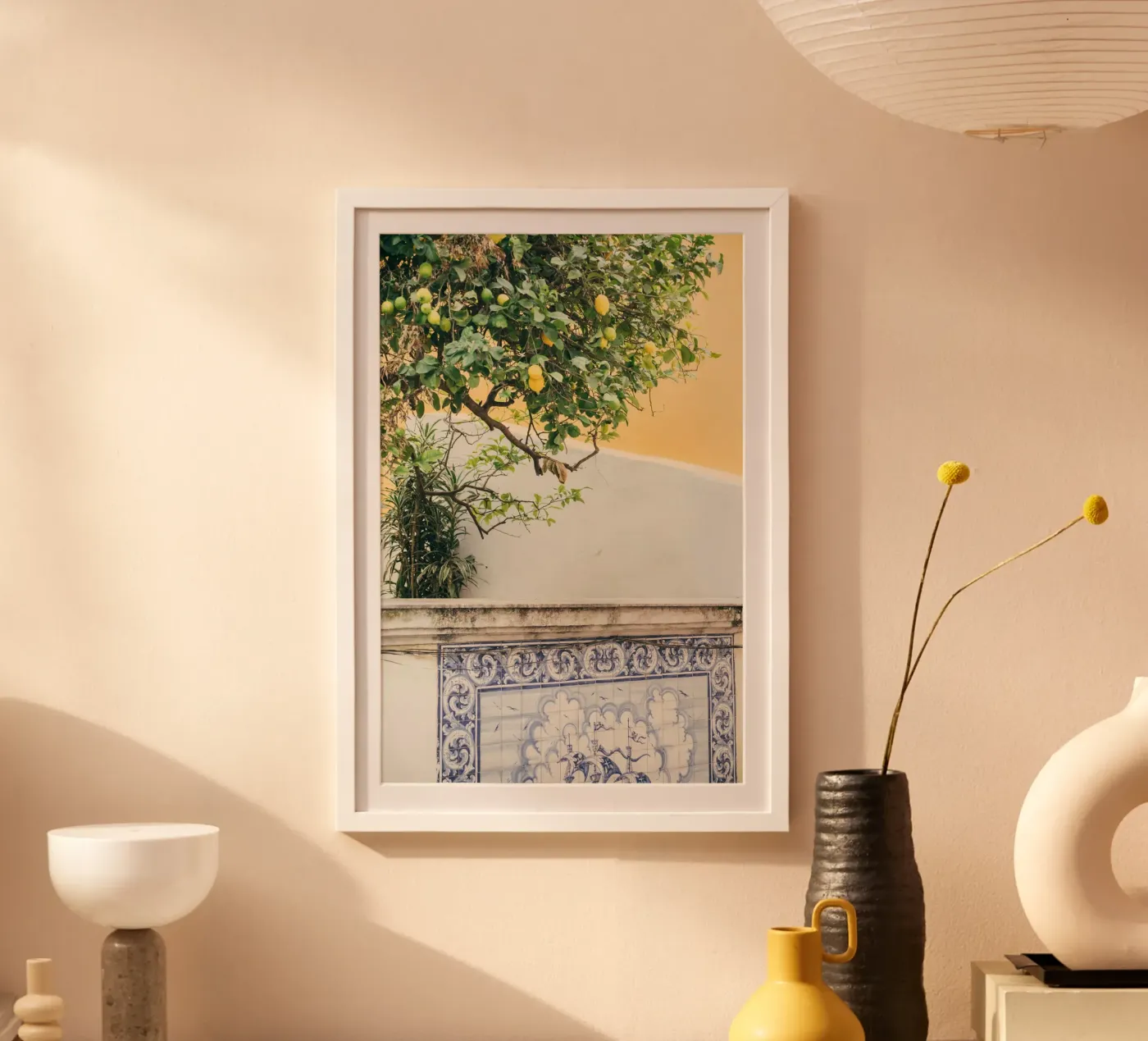 Lisbon Lemon Tree poster da patiphotography