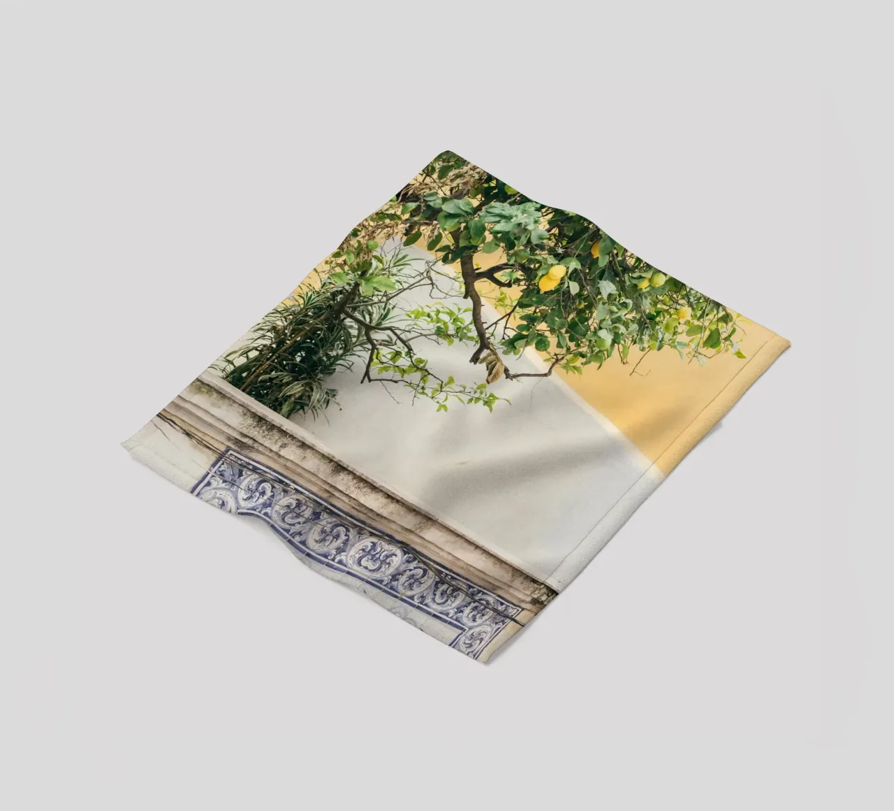 Lisbon Lemon Tree coperta in pile da patiphotography
