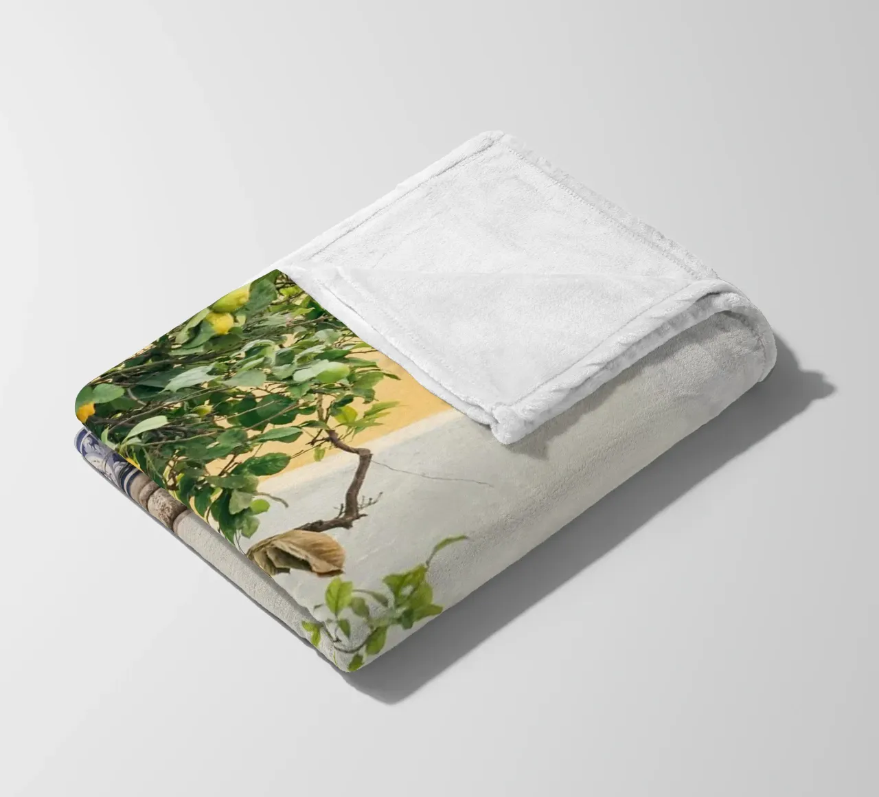 Lisbon Lemon Tree coperta in pile da patiphotography