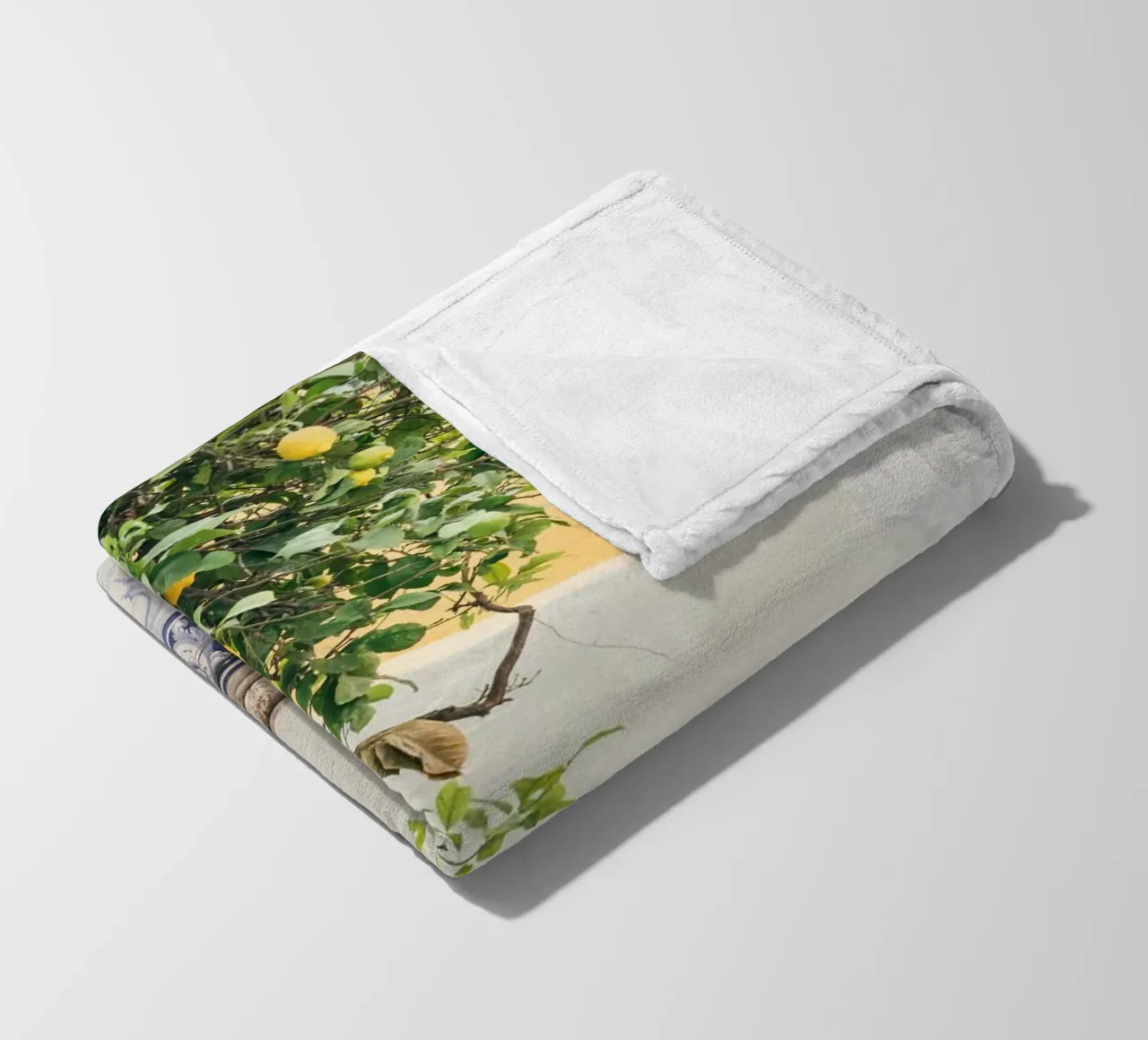 Lisbon Lemon Tree coperta in pile da patiphotography
