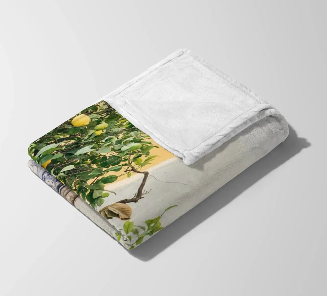 Lisbon Lemon Tree coperta in pile da patiphotography