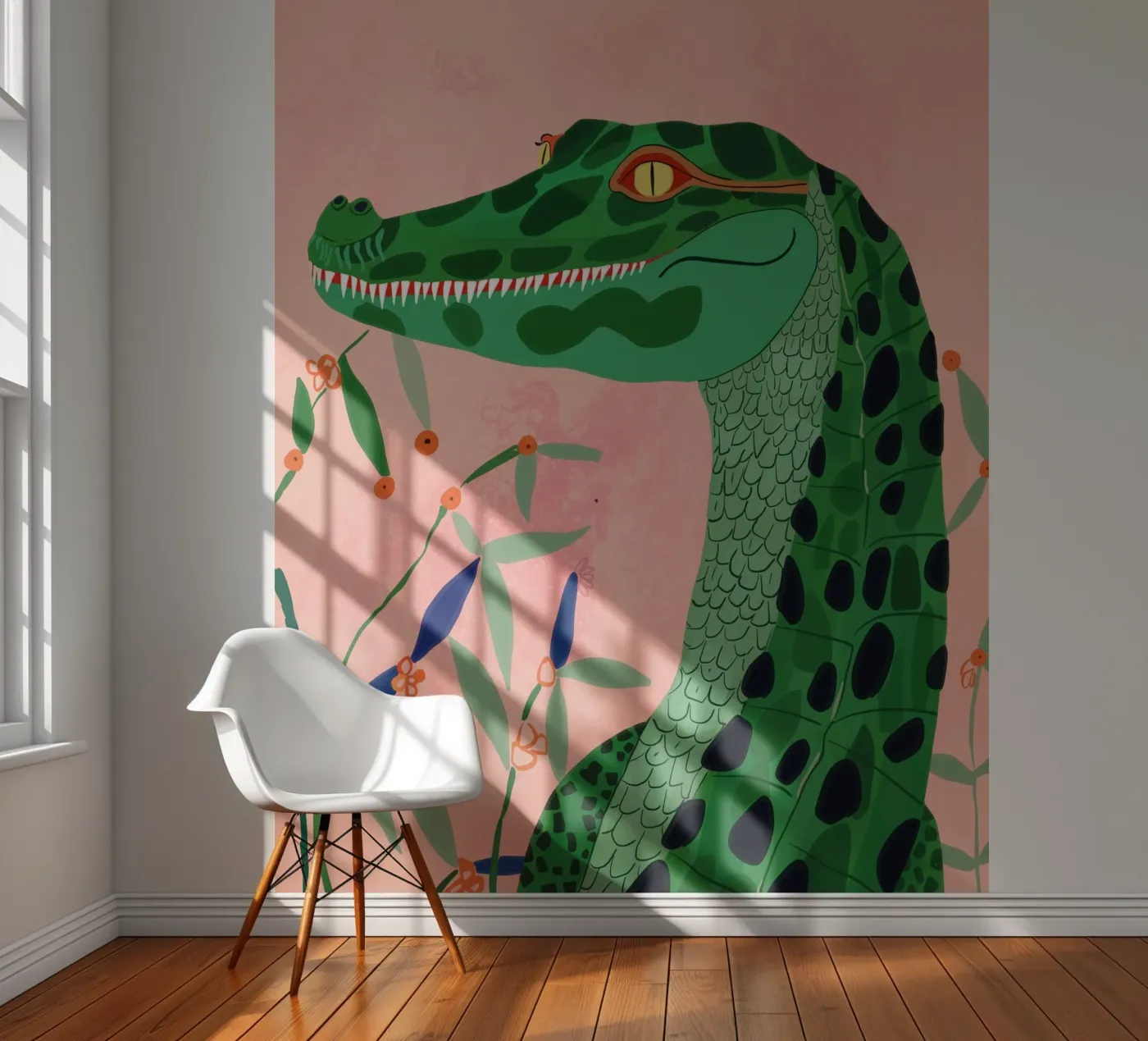 Krokodil fotobehang van ArtsySesta