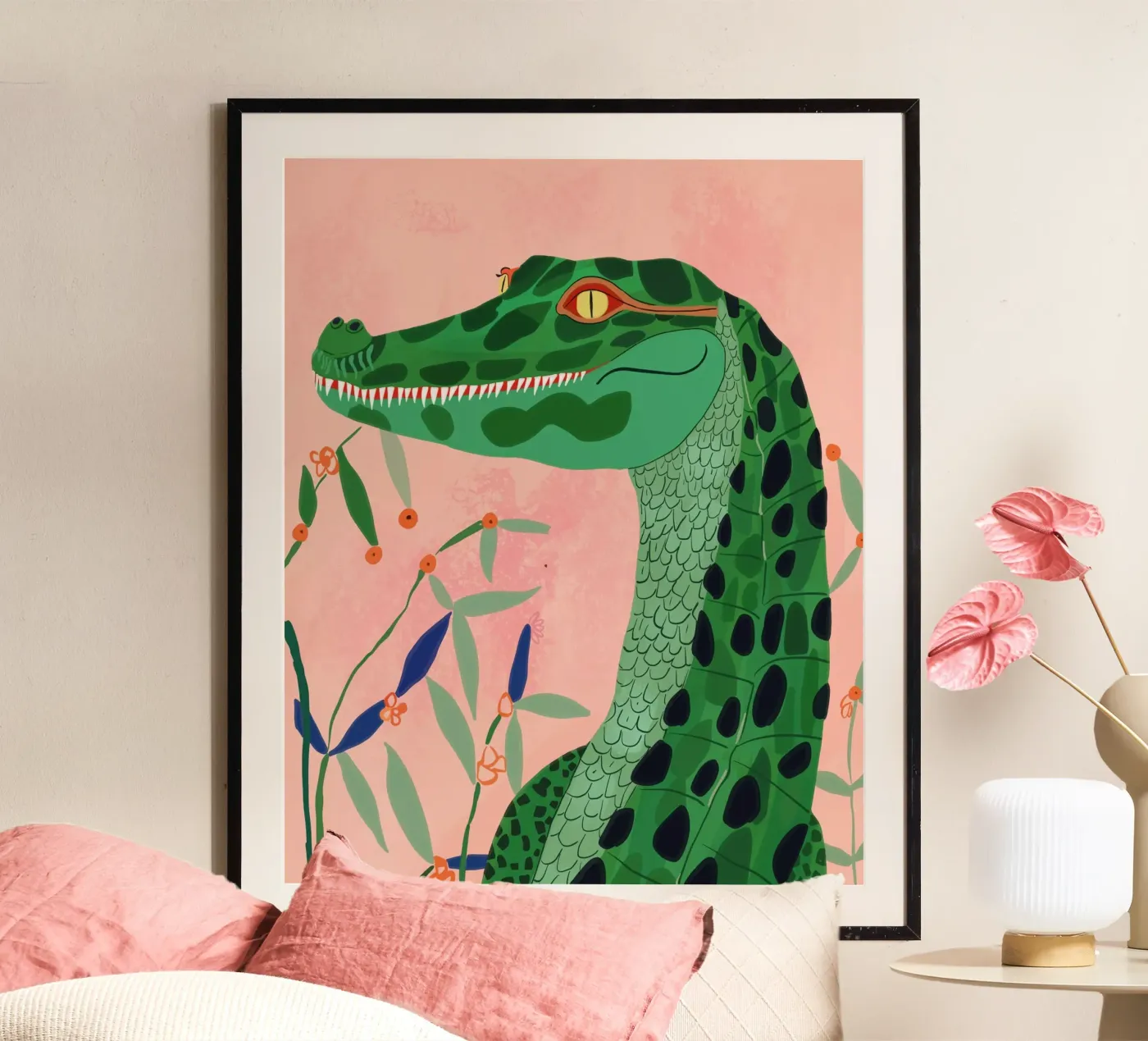 Krokodil poster van ArtsySesta