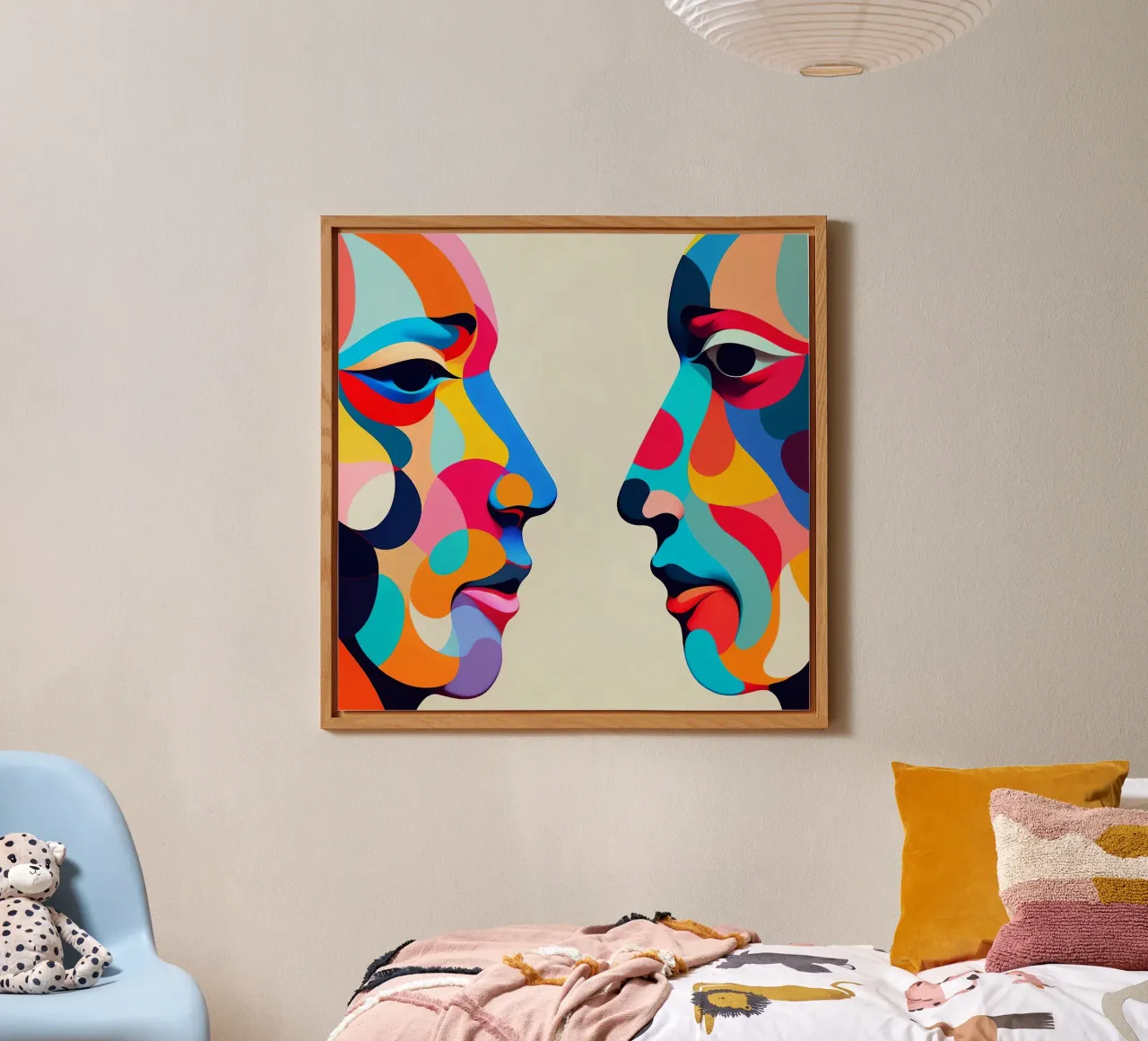 Immagine_specchio_colorata_1 alluminio dibond da AI-Portraits by LK