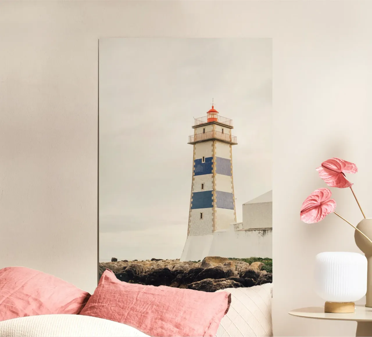 Nautical Portugal Lighthouse poster da patiphotography