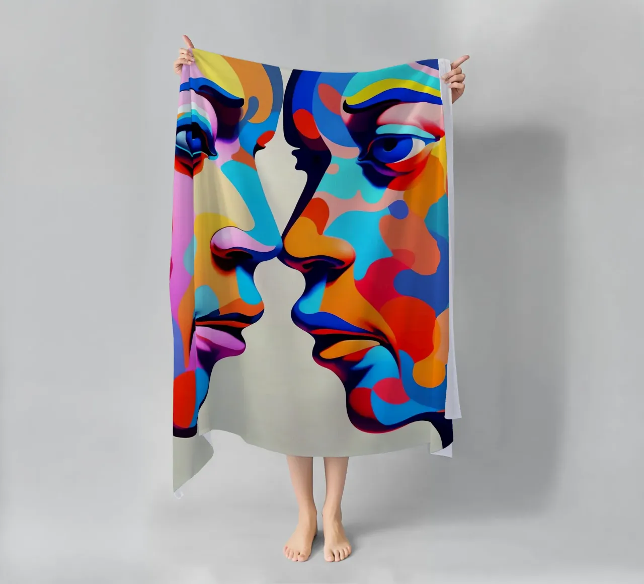 Immagine_specchio_colorata_2 telo mare da AI-Portraits by LK