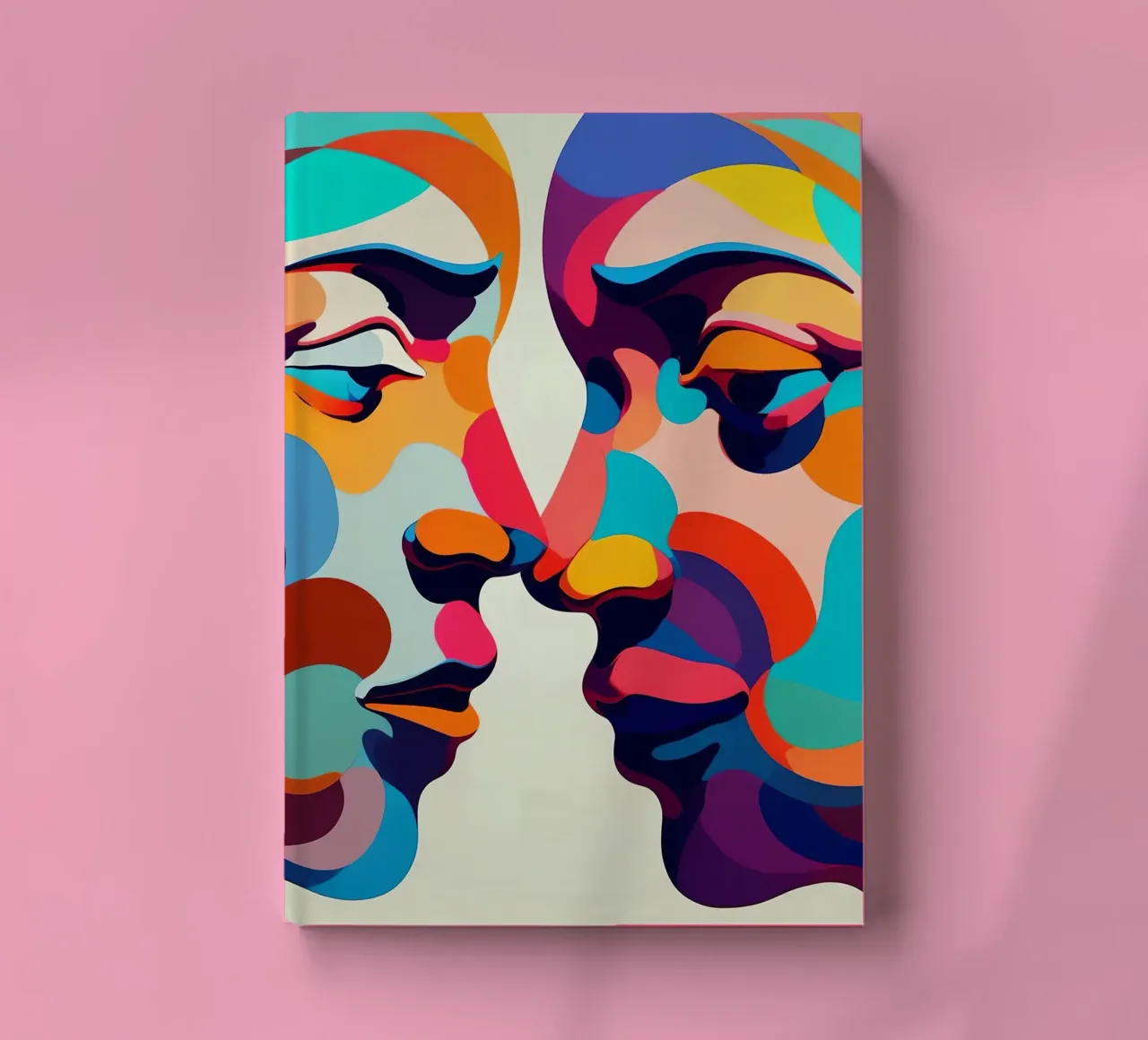 Mirror_image_colourful_3 notebook by AI-Portraits by LK
