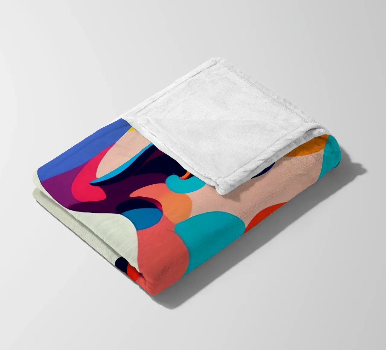 Immagine_specchio_colorata_3 coperta in pile da AI-Portraits by LK