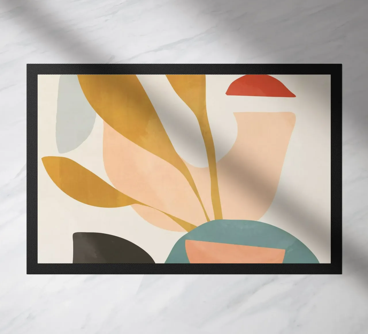 Formas abstractas 20 felpudo de ThingDesign