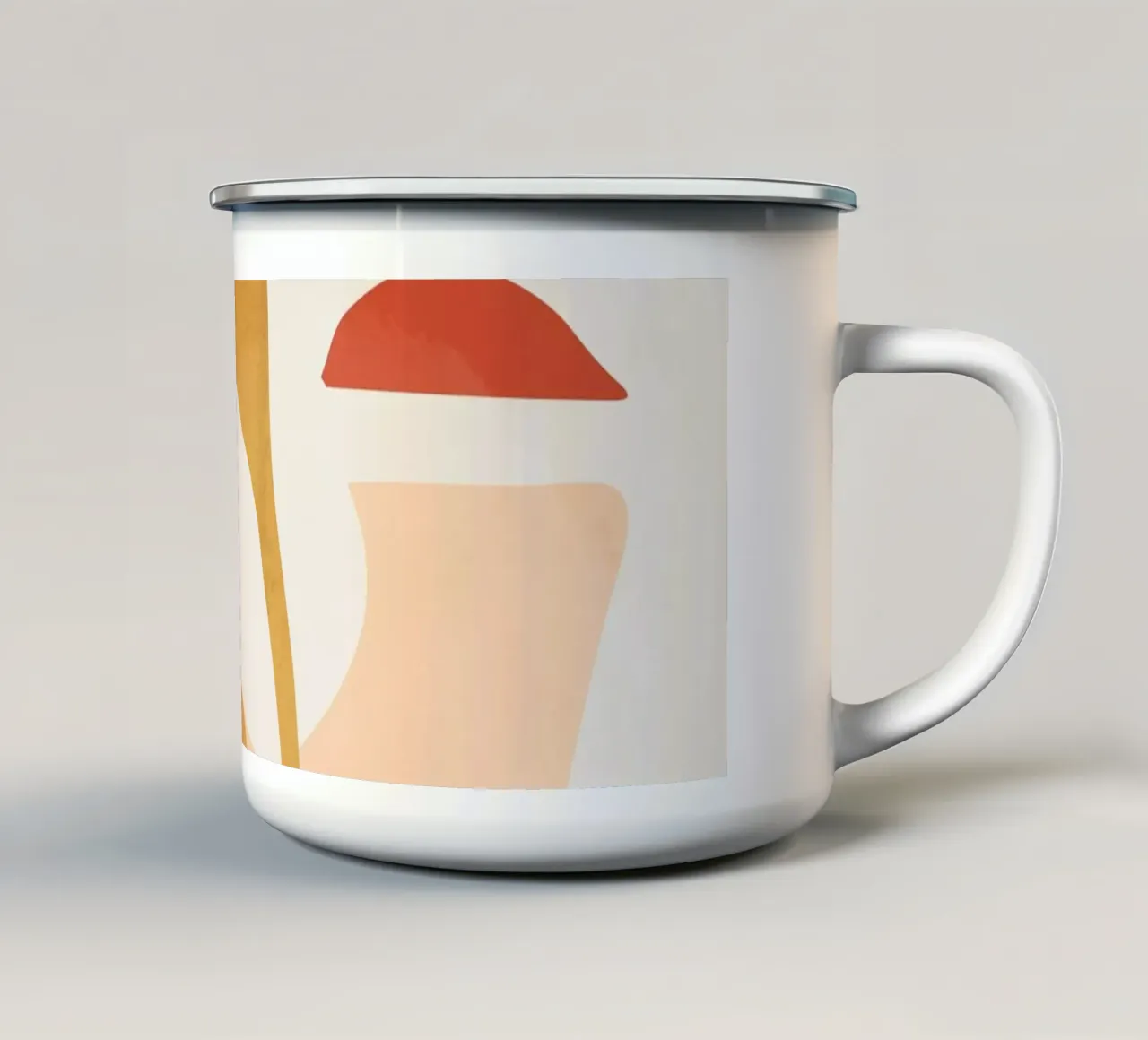 Forme astratte 20 tazza in smalto da ThingDesign