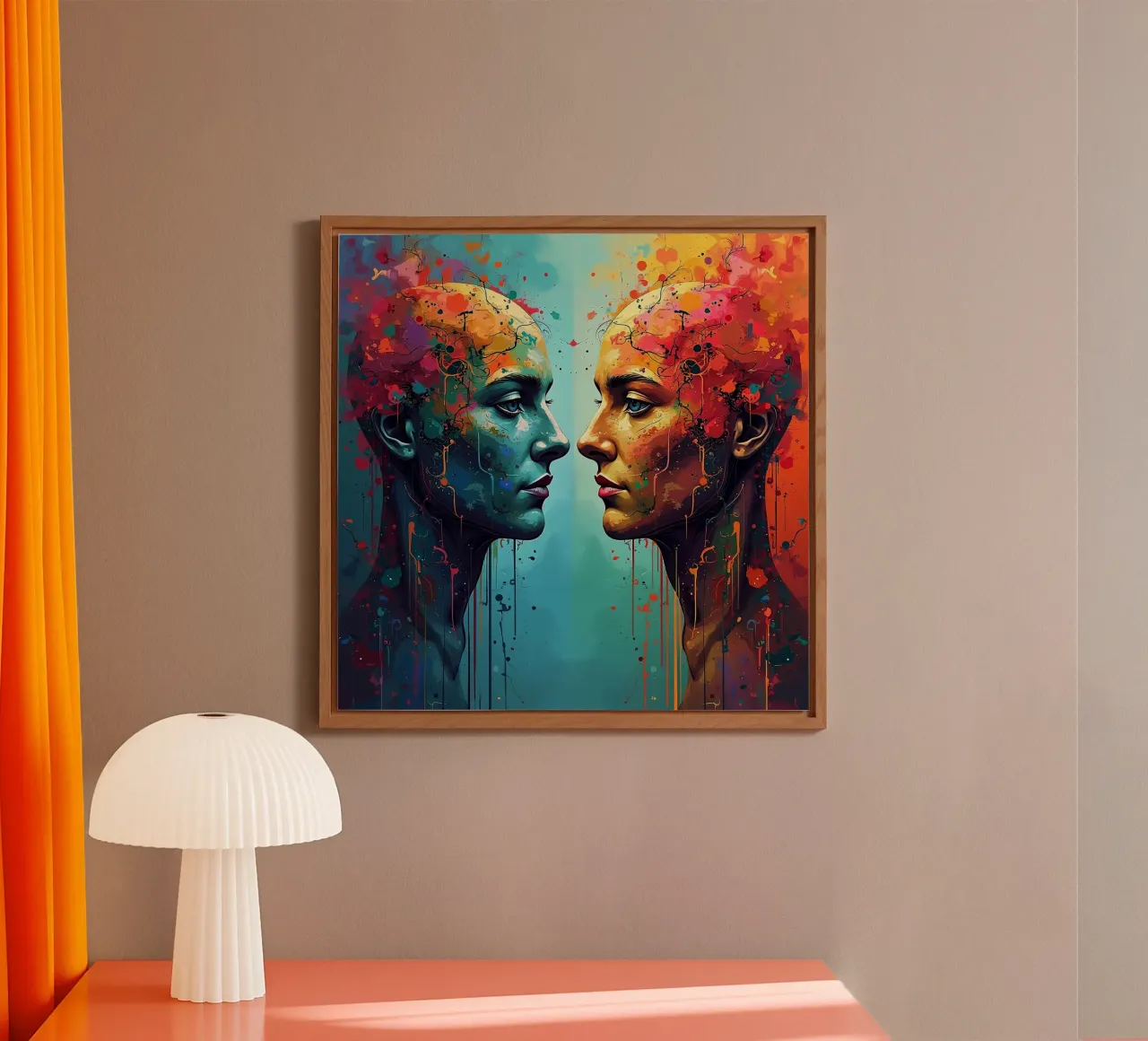 Immagine_specchio_colorata_5 alluminio dibond da AI-Portraits by LK