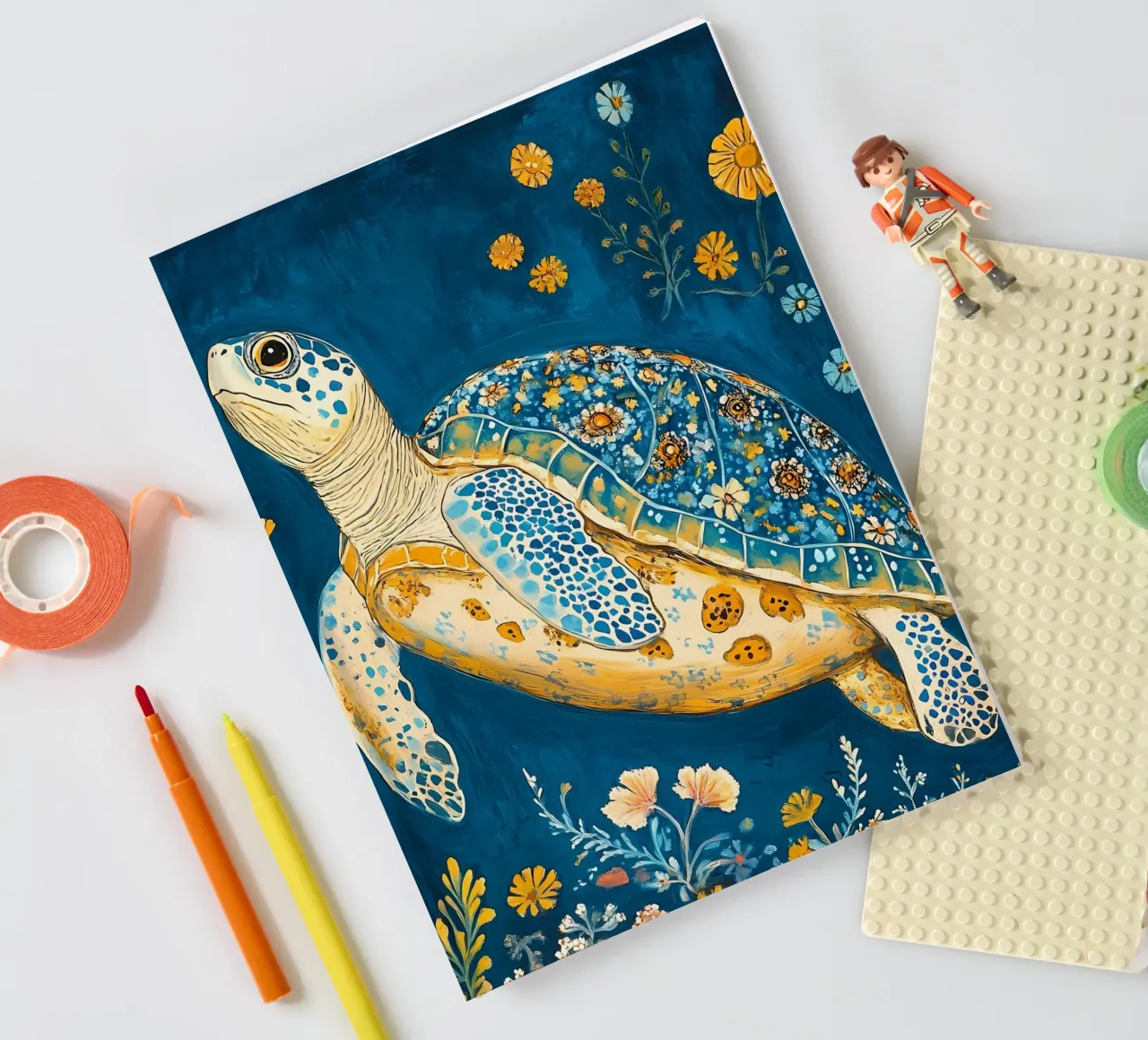 Turtle notebook by IamHomeStudio