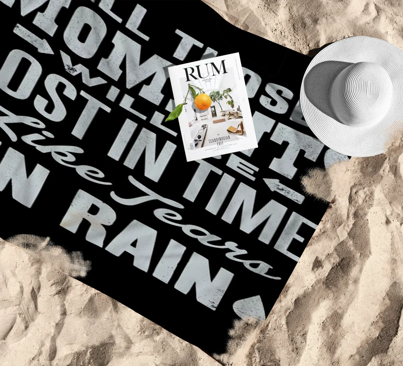 BLADE RUNNER strandhanddoek van The Indoor Type