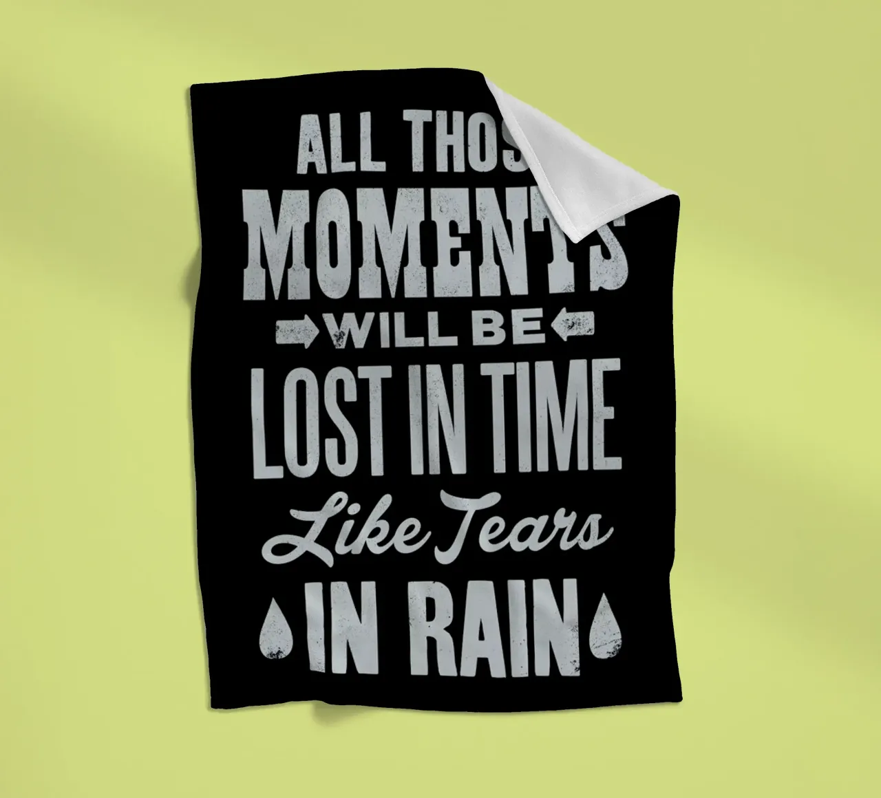 BLADE RUNNER Fleecedecke von The Indoor Type