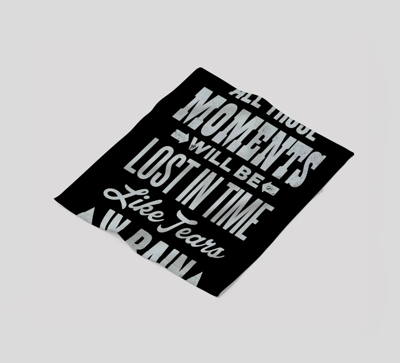 BLADE RUNNER fleece blanket by The Indoor Type