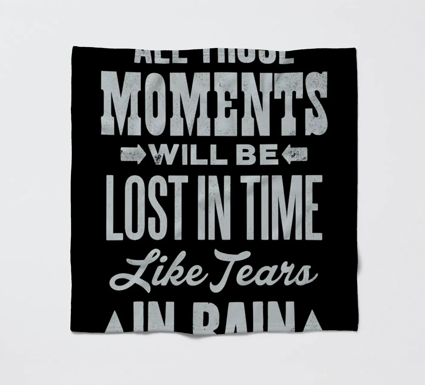 BLADE RUNNER fleece blanket by The Indoor Type