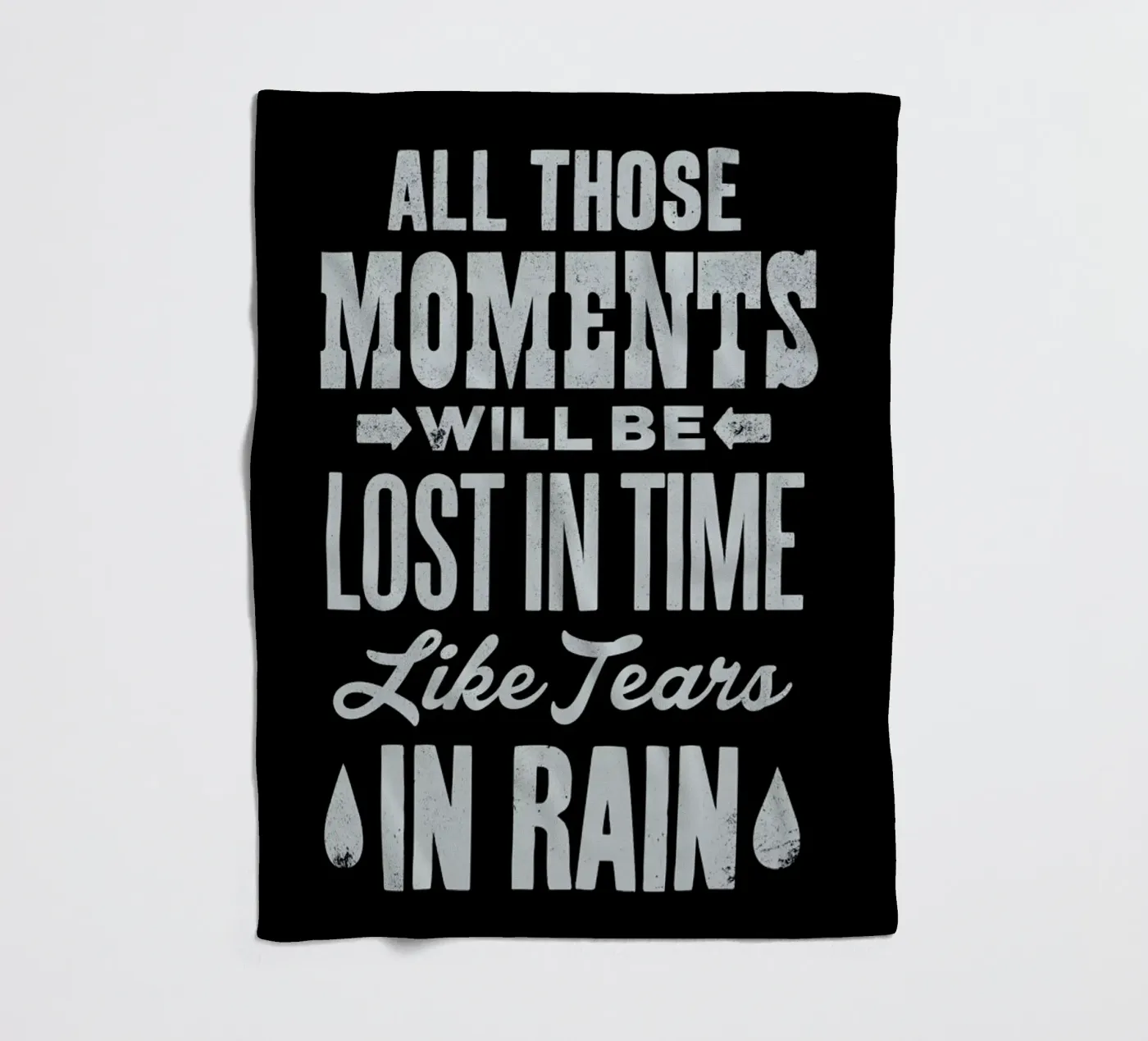 BLADE RUNNER fleece blanket by The Indoor Type