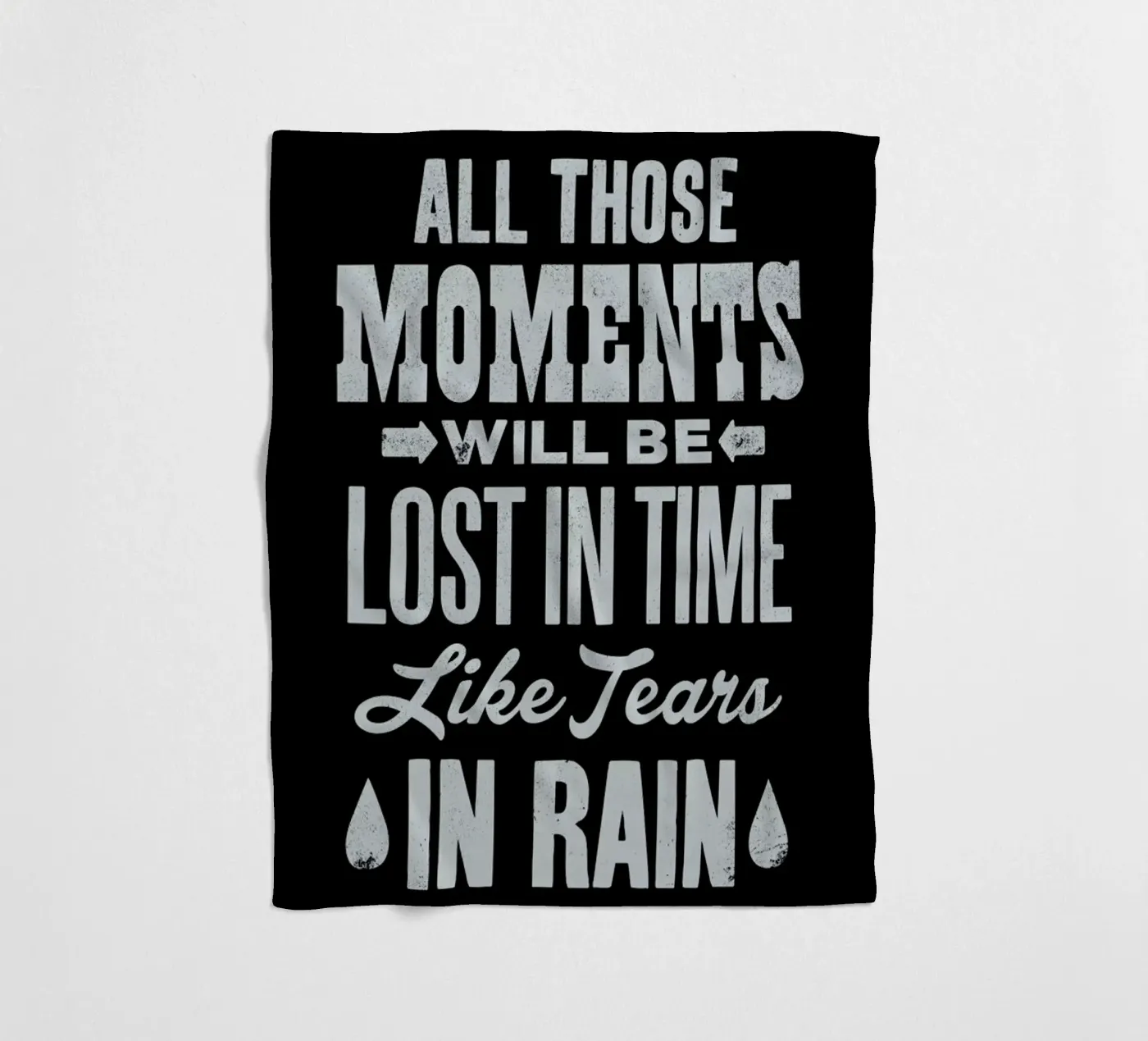 BLADE RUNNER fleece blanket by The Indoor Type