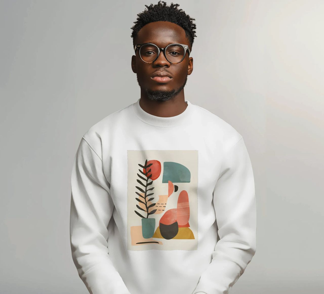 Formas abstractas 21 sudadera de ThingDesign