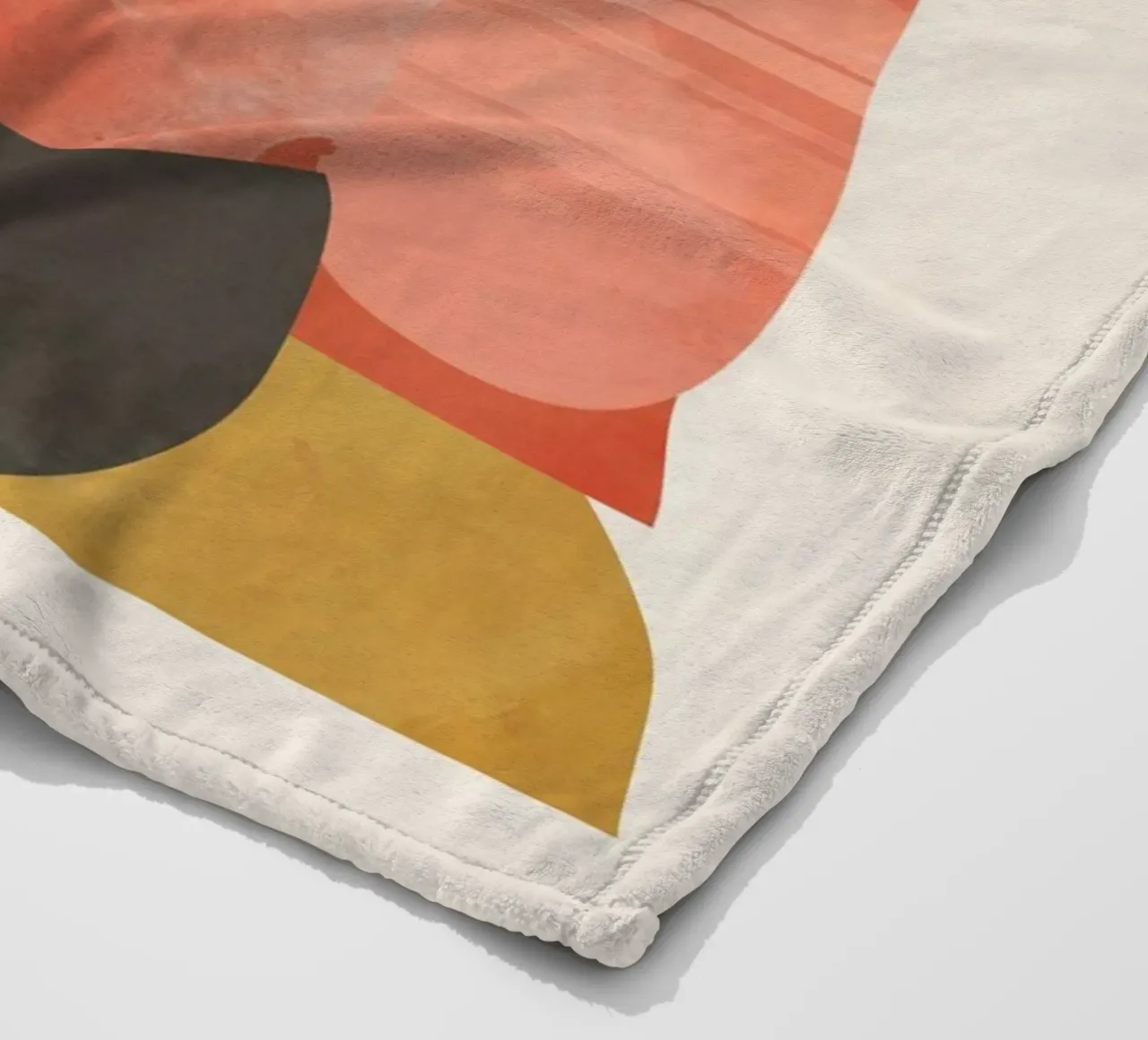 Abstrakte Formen 21 Fleecedecke von ThingDesign
