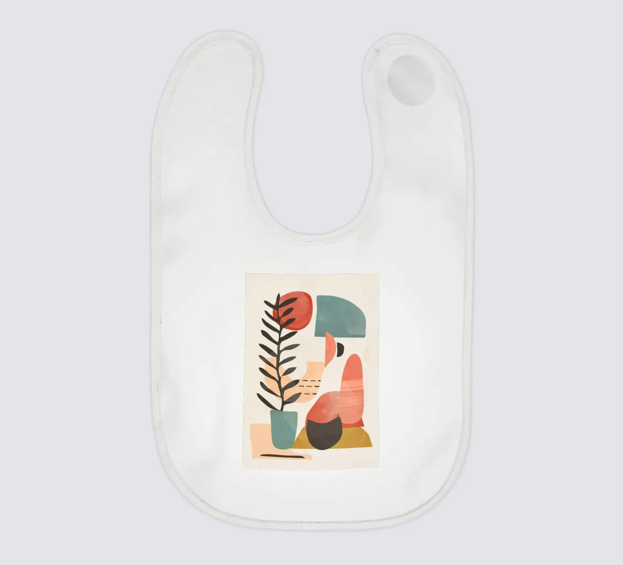 Abstrakte Formen 21 Babylätzchen von ThingDesign