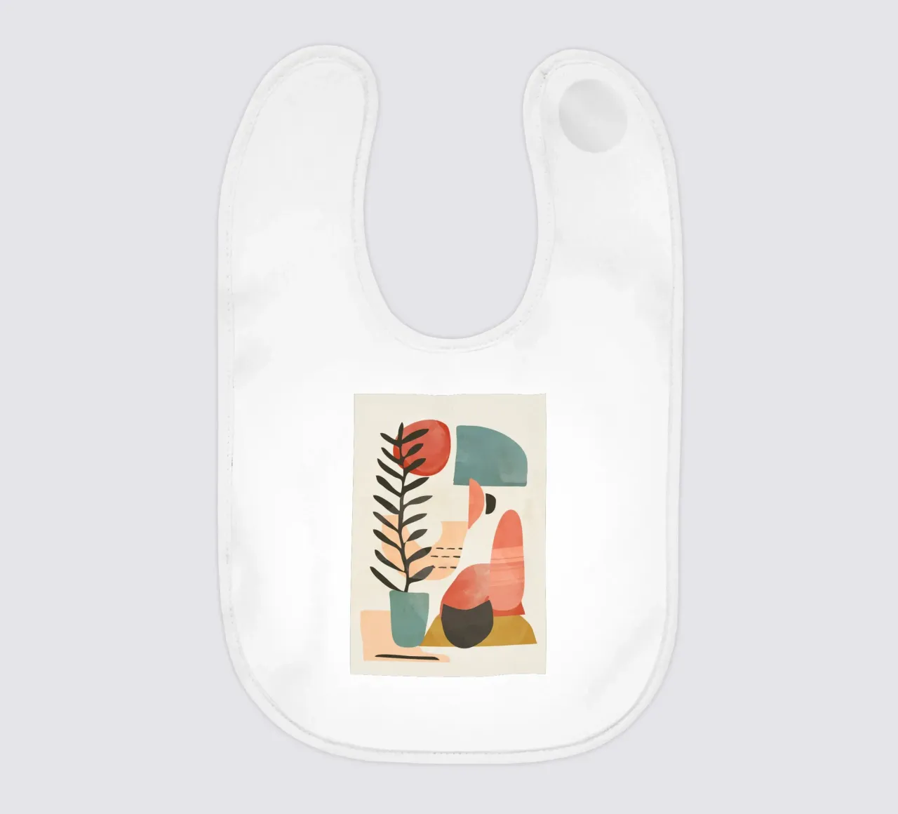 Abstrakte Formen 21 Babylätzchen von ThingDesign