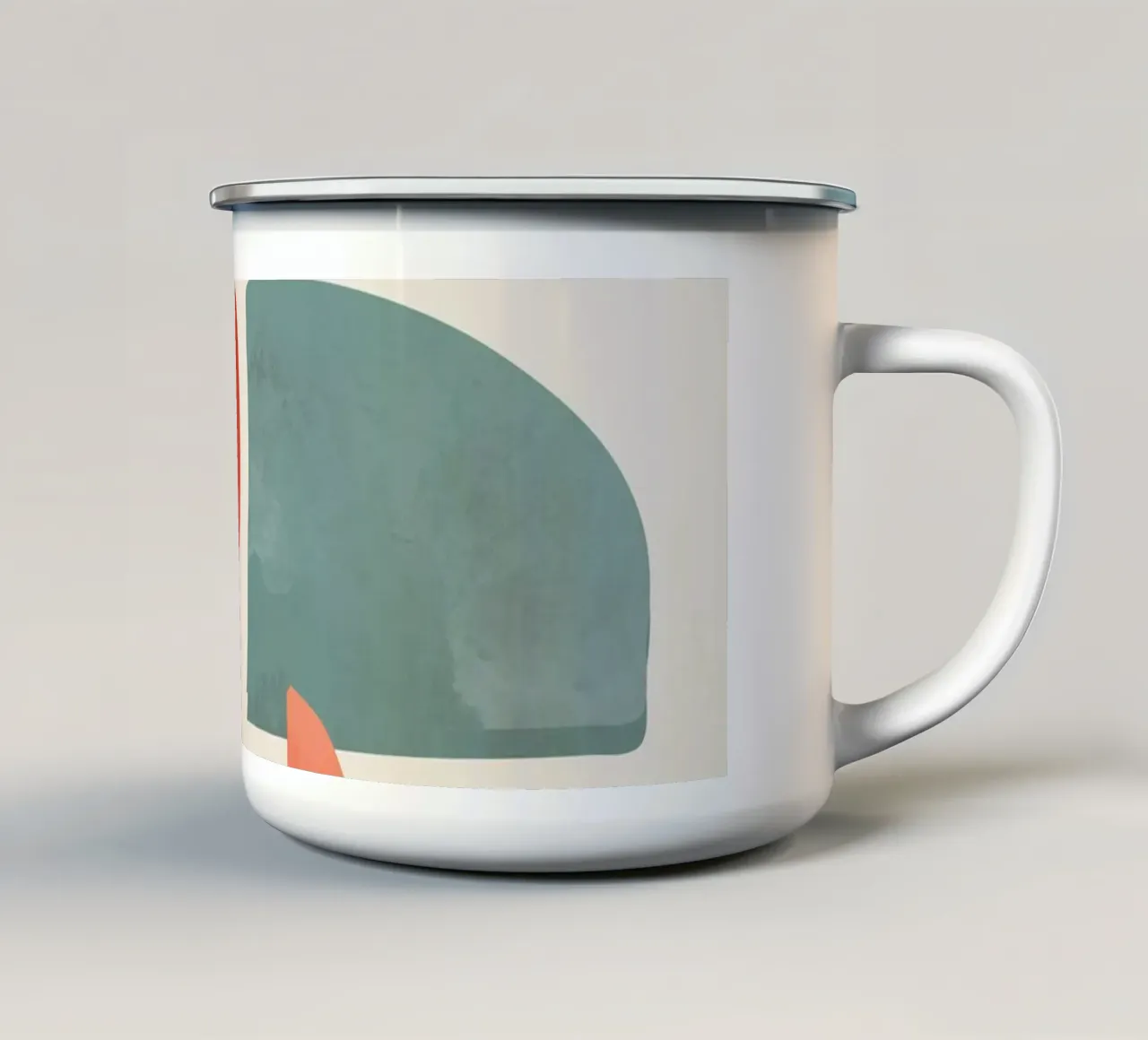 Forme astratte 21 tazza in smalto da ThingDesign