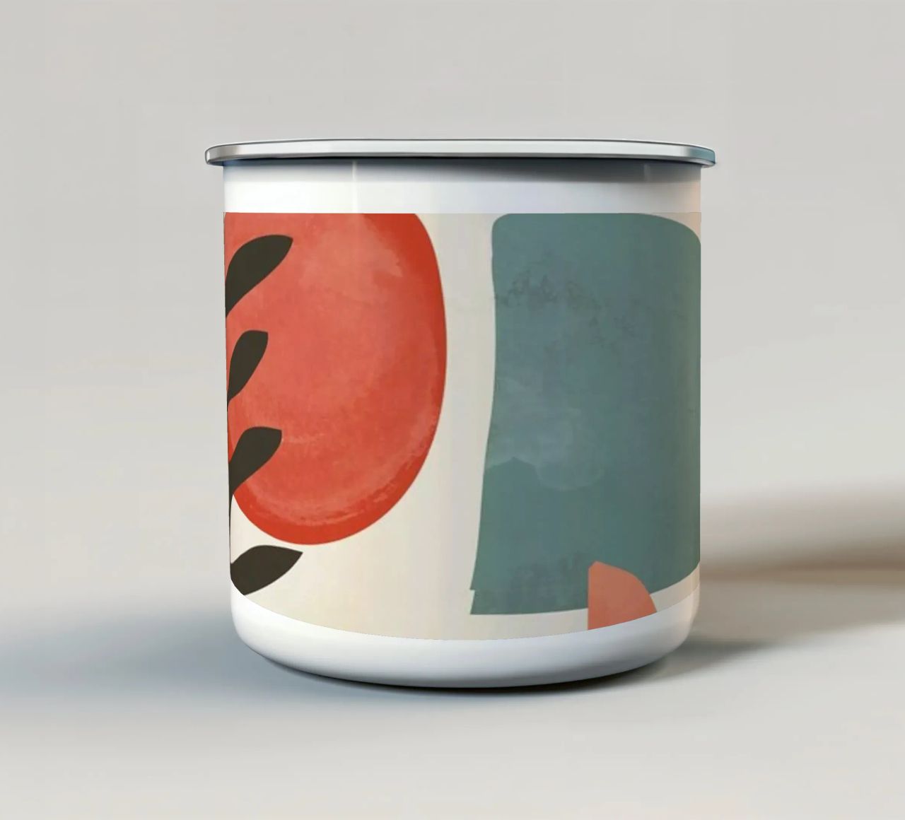 Forme astratte 21 tazza in smalto da ThingDesign