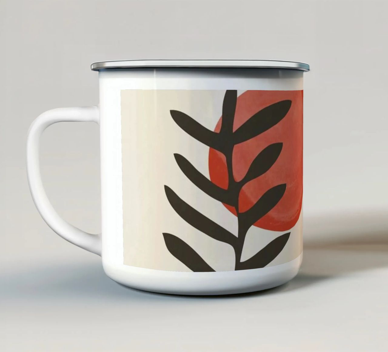 Forme astratte 21 tazza in smalto da ThingDesign