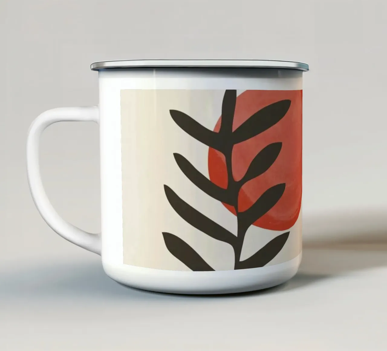 Forme astratte 21 tazza in smalto da ThingDesign