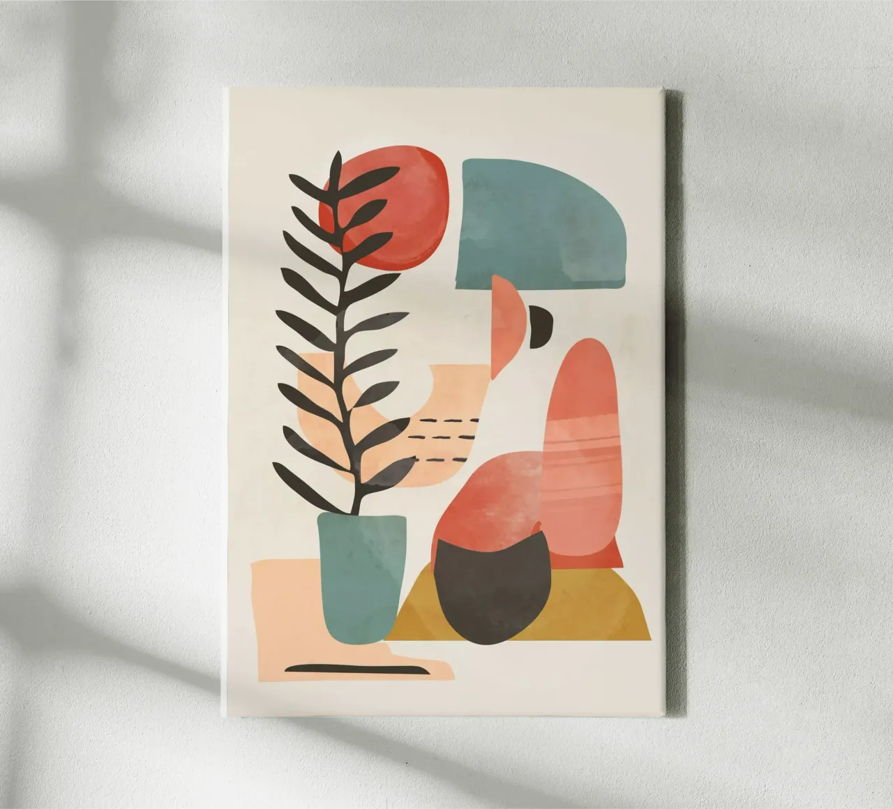 Formas abstractas 21 lienzo de ThingDesign